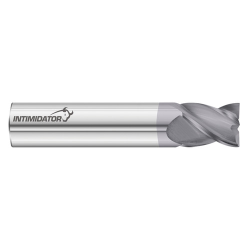 Fullerton Tool 93906 | 12mm Diameter x 12mm Shank x 20mm LOC x 63mm OAL 4 Flute FC18 Solid Carbide Square End Mill