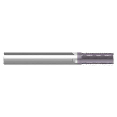 Allied Machine and Engineering TM20BSWCHM | 1/4"-20 BSW x 4.50mm Diameter x 6.00mm Shank x 10.16mm LOC x 58.00mm OAL 3 Flute TiAIN Coated Helical Flute Thread Mill