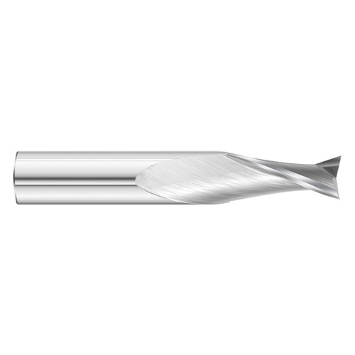 Fullerton Tool 39130 | 1/4" Diameter x 1/4" Shank x 3/4" LOC x 2-1/2" OAL 2 Flute Uncoated Solid Carbide Square End Mill