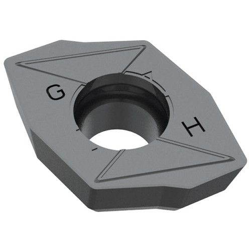 Allied Machine and Engineering 4T-06T204-P | 0.866" Diameter x 0.114" Thickness x 0.016" Radius AM480 Coated Carbide 06 Series Indexable Drill Insert