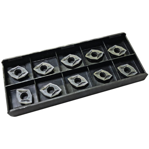 Allied Machine and Engineering 4T-06T204-M | 0.866" Diameter x 0.114" Thickness x 0.016" Radius AM485 Coated Carbide 06 Series Indexable Drill Insert