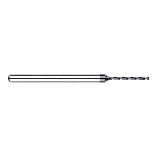 Harvey Tool 20493-C3 | 0.1200" Diameter x 0.4130" Flute Length x 1/8" Straight Shank x 1-1/2" OAL 130 Degree Drill Point Angle AlTiN Coated Solid Carbide Micro Drill Bit