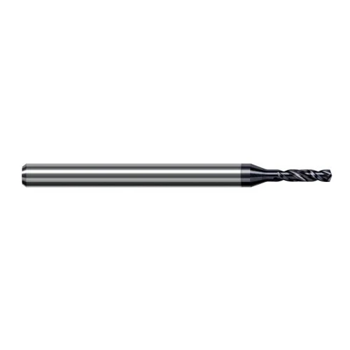 Harvey Tool CSG0370-C6 | 0.939mm Diameter x 3.000mm Shank x 50.000mm OAL 140 Degree Drill Point AlTiN Nano Coated Solid Carbide Micro Drill Bit