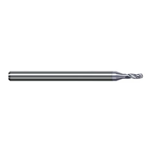 Harvey Tool AVA0400-C8 | 1.016mm Diameter x 3.000mm Shank x 50.000mm OAL 130 Degree Drill Point TiB2 Coated Solid Carbide Micro Drill Bit