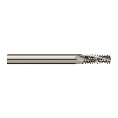 Harvey Tool 70016 | 4-40 Thread 0.0850" Cutting Diameter 3FL Uncoated Carbide Helical Flute Thread Mill