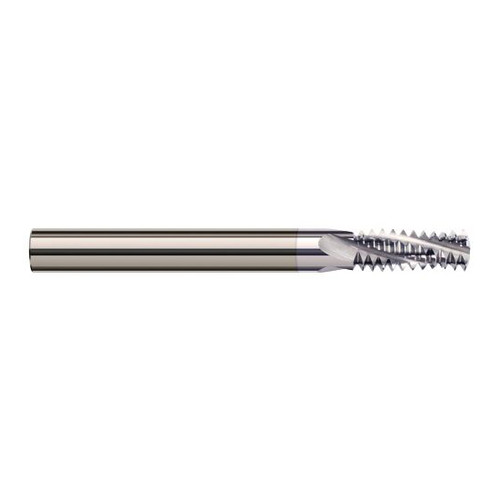 Harvey Tool 70016-C8 | 4-40 Thread 0.0850" Cutting Diameter 3FL TiB2 Coated Carbide Helical Flute Thread Mill
