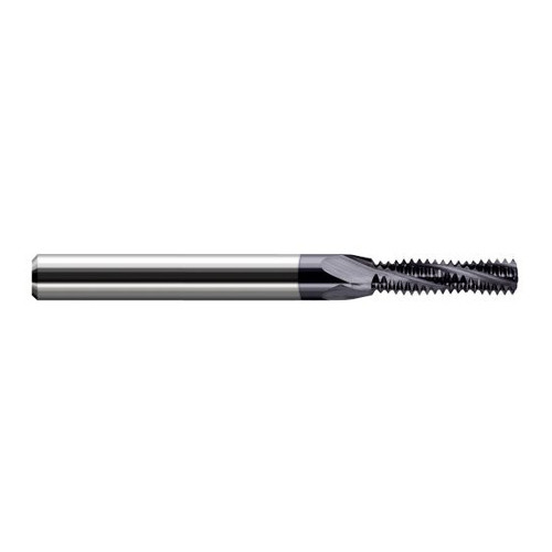 Harvey Tool 987110-C3 | 2-56 Thread 0.0690" Cutting Diameter 3FL AlTiN Coated Carbide Helical Flute Thread Mill