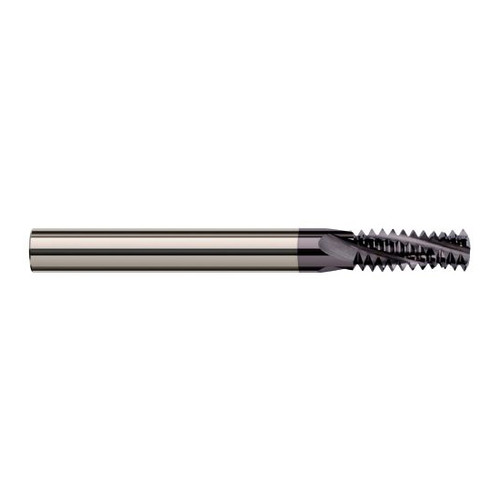 Harvey Tool 836736-C6 | 10-32 Thread 0.1200" Cutting Diameter 3FL AlTiN Nano Coated Carbide Helical Flute Thread Mill