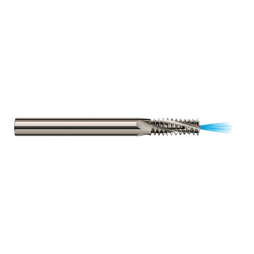Harvey Tool 17374 | 7/16-14 Thread 0.3050" Cutting Diameter 4FL Uncoated Carbide Helical Flute Thread Mill