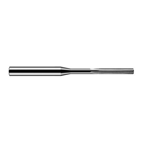 Harvey Tool RSB2344 | 0.2344" 6FL Straight Flute Reduced Shank Uncoated Solid Carbide Chucking Reamer