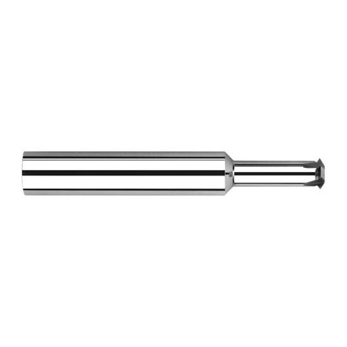 Harvey Tool 41408 | 3 Thread 0.0720" Diameter 2FL 60 Degree Incuded Angle Uncoated Coated Carbide Single Profile Thread Mill