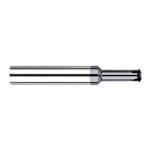 Harvey Tool 41402-C4 | 0 Thread 0.0440" Diameter 2FL 60 Degree Incuded Angle Amorphous Diamond Coated Carbide Single Profile Thread Mill