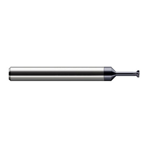 Harvey Tool 988804-C3 | 0.0840" Diameter x 0.0380" LOC x 3/16" Shank x 2" OAL 4FL AlTiN Coated Carbide Thread Relief Cutter