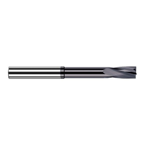 Harvey Tool 25493-C3 | 3/32" Diameter x 3/8" LOC x 3/8" Shank x 2-1/2" OAL 4FL AlTiN Coated Carbide Flat Bottom Counterbores