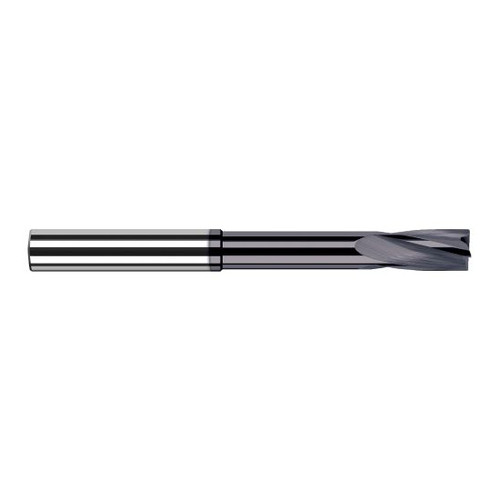 Harvey Tool 2541M-C3 | 1mm Diameter x 5/32" LOC x 5/32" Shank x 2-1/2" OAL 4FL AlTiN Coated Carbide Flat Bottom Counterbores