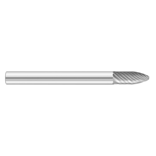Fullerton Tool 72105 | 3/16" Diameter 3/16" Shank Single Cut Burr