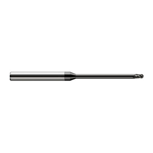 Harvey Tool 49220-C4 | 0.0200" Diameter x 0.0300" LOC x 1/8" Shank x 2-1/2" OAL Amorphous Diamond Coated Carbide Miniature Ball Deburring End Mill Harvey Tool 49220-C4 | 0.0200" Diameter x 0.0300" LOC x 1/8" Shank x 2-1/2" OAL Amorphous Diamond Coated Carbide Miniature Ball Deburring End Mill
