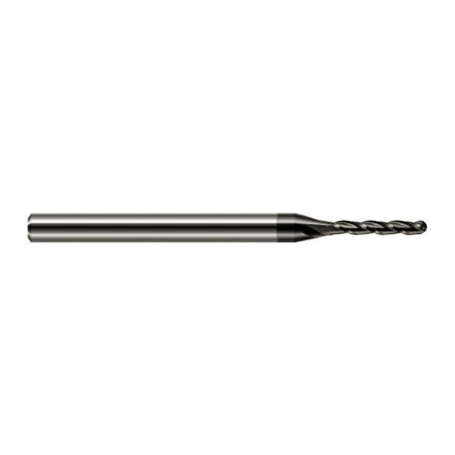 Harvey Tool 12820-C4 | 0.0200" Diameter x 0.1000" LOC x 1/8" Shank x 2-1/2" OAL Amorphous Diamond Coated Carbide Miniature Ball Deburring End Mill