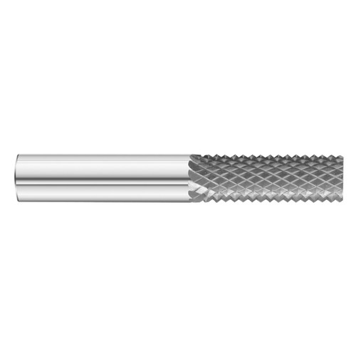 Fullerton Tool 26500 | 1/2" Diameter 1" Length of Cut Plain End Diamond Pattern Router