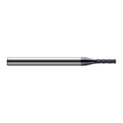 Harvey Tool 959631-C3 | 1/32" Diameter x 1/8" Shank x 5/32" LOC x 2-1/2" OAL 0.0050" Radius AlTiN Coated Carbide Corner Radius End Mill