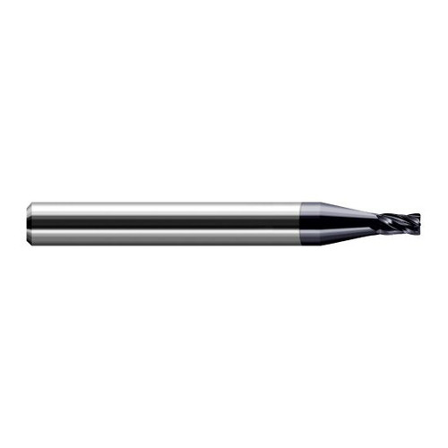 Harvey Tool 857140-C3 | 9/64" Diameter x 3/16" Shank x  LOC x 2" OAL 0.0400" Radius AlTiN Coated Carbide Corner Radius End Mill