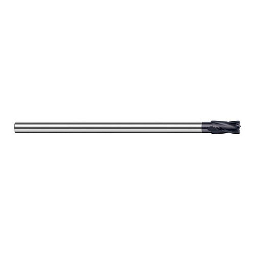 Harvey Tool 17624-C3 | 3/8" Diameter x 5/16" Shank x LOC x 4" OAL 0.0300" Radius AlTiN Coated Carbide Corner Radius End Mill