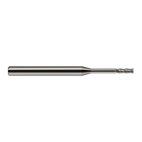Harvey Tool 76255 | 0.0550" Diameter x 1/8" Shank x  LOC x 1-1/2" OAL 2FL Uncoated Carbide Square End Mill