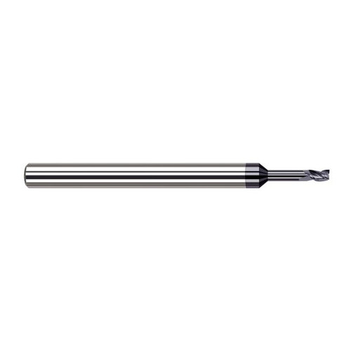 Harvey Tool 33211-C3 | 0.0110" Diameter x 1/8" Shank x  LOC x 2-1/2" OAL 3FL AlTiN Coated Carbide Square End Mill Harvey Tool 33211-C3 | 0.0110" Diameter x 1/8" Shank x  LOC x 2-1/2" OAL 3FL AlTiN Coated Carbide Square End Mill