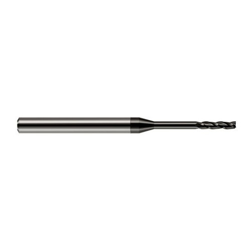 Harvey Tool 10010 | 0.0100" Diameter x 1/8" Shank x  LOC x 2-1/2" OAL 3FL Amorphous Diamond Coated Carbide Square End Mill