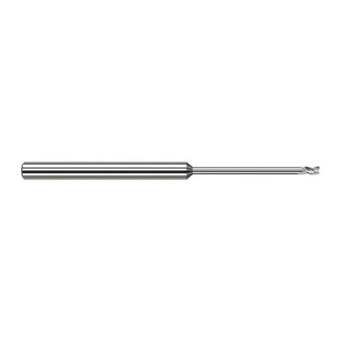 Harvey Tool 48939 | 0.0390" Diameter x 1/8" Shank x  LOC x 2-1/2" OAL 3FL Uncoated Carbide Square End Mill Harvey Tool 48939 | 0.0390" Diameter x 1/8" Shank x  LOC x 2-1/2" OAL 3FL Uncoated Carbide Square End Mill