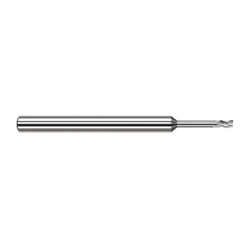 Harvey Tool 934908 | 1/8" Diameter x 1/8" Shank x 3/16" LOC x 2-1/2" OAL 3FL Uncoated Carbide Square End Mill