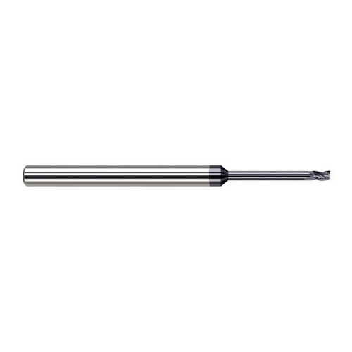 Harvey Tool 982200-C3 | 0.1000" Diameter x 1/8" Shank x  LOC x 2-1/2" OAL 3FL AlTiN Coated Carbide Square End Mill