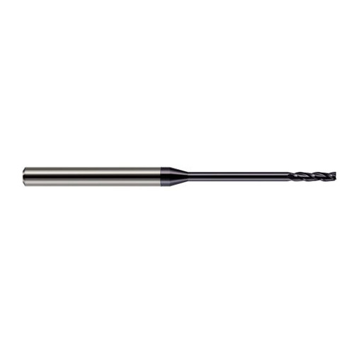 Harvey Tool 13660-C3 | 0.0600" Diameter x 1/8" Shank x 1/2" LOC x 2-1/2" OAL 3FL AlTiN Coated Carbide Square End Mill