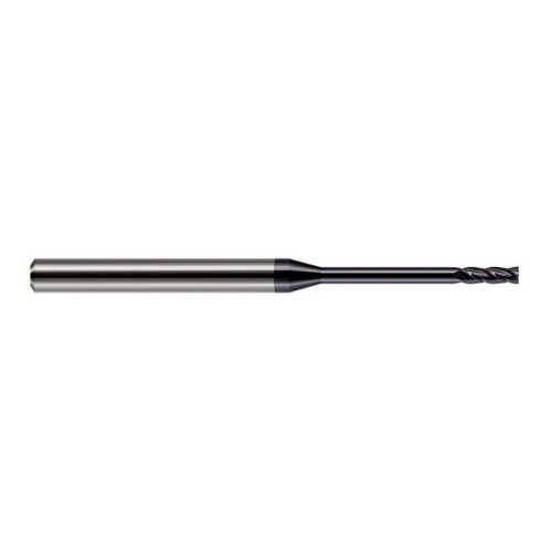 Harvey Tool 992600-C3 | 0.1000" Diameter x 1/8" Shank x  LOC x 2-1/2" OAL 4FL AlTiN Coated Carbide Square End Mill