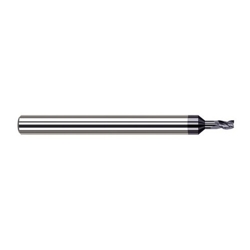 Harvey Tool 978416-C3 | 1/4" Diameter x 1/4" Shank x 3/8" LOC x 4" OAL 3FL AlTiN Coated Carbide Square End Mill