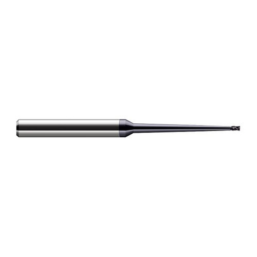 Harvey Tool 913131-C6 | 1/32" Diameter x 1/4" Shank x 3/64" LOC x 4" OAL 2FL AlTiN Nano Coated Carbide Square End Mill