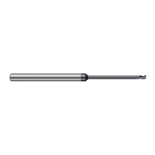 Harvey Tool 991928-C3 | 7/16" Diameter x 7/16" Shank x 21/32" LOC x 8" OAL 4FL AlTiN Coated Carbide Square End Mill