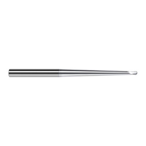 Harvey Tool 997821-C8 | 1/32" Diameter x 3/16" Shank x 0.0250" LOC x 2" OAL 2FL TiB2 Coated Carbide Ball End Mill Harvey Tool 997821-C8 | 1/32" Diameter x 3/16" Shank x 0.0250" LOC x 2" OAL 2FL TiB2 Coated Carbide Ball End Mill
