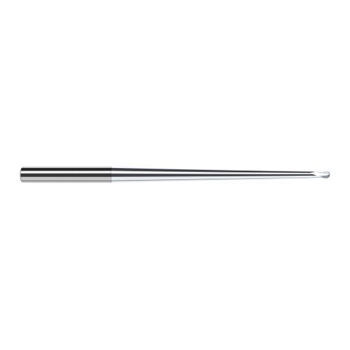 Harvey Tool 925049-C8 | 1/16" Diameter x 3/16" Shank x 0.0500" LOC x 2" OAL 2FL TiB2 Coated Carbide Ball End Mill