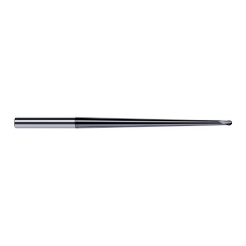 Harvey Tool 882843-C6 | 1/16" Diameter x 3/16" Shank x 0.0500" LOC x 2" OAL 2FL AlTiN Nano Coated Carbide Ball End Mill
