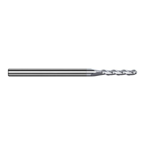 Harvey Tool 850062-C8 | 1/16" Diameter x 1/8" Shank x 5/16" LOC x 2-1/2" OAL 3FL TiB2 Coated Carbide Ball End Mill