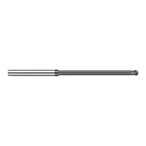 Harvey Tool 76031 | 1/32" Diameter x 1/8" Shank x 3/64" LOC x 2-1/2" OAL 4FL CVD Diamond Coated Carbide Ball End Mill Harvey Tool 76031 | 1/32" Diameter x 1/8" Shank x 3/64" LOC x 2-1/2" OAL 4FL CVD Diamond Coated Carbide Ball End Mill