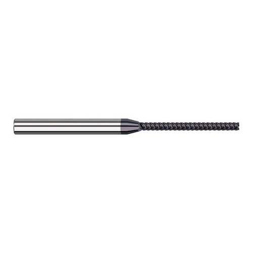 Harvey Tool 69208-C6 | 1/8" Diameter x 1/8" Shank x 1-1/2" LOC x 3" OAL 7FL AlTiN Nano Coated Carbide Single End Mill for Exotic Alloys Harvey Tool 69208-C6 | 1/8" Diameter x 1/8" Shank x 1-1/2" LOC x 3" OAL 7FL AlTiN Nano Coated Carbide Single End Mill for Exotic Alloys