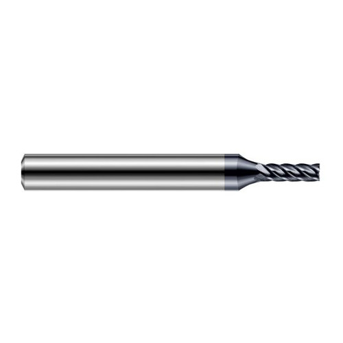 Harvey Tool 907425-C6 | 0.0250" Diameter x 1/4" Shank x 0.0380" LOC x 2-1/2" OAL 5FL AlTiN Nano Coated Carbide Single End Mill for Hardened Steels