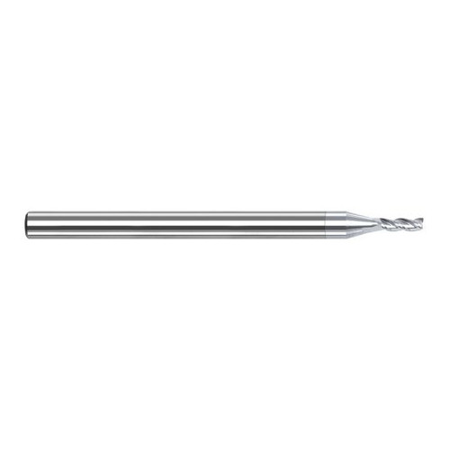 Harvey Tool 968747-C8 | 3/64" Diameter x 1/8" Shank x 0.0710" LOC x 1-1/2" OAL 3FL TiB2 Coated Carbide Single End Mill