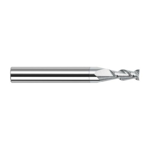 Harvey Tool 24178-C8 | 5/64" Diameter x 1/8" Shank x 15/64" LOC x 1-1/2" OAL 2FL TiB2 Coated Carbide Single End Mill