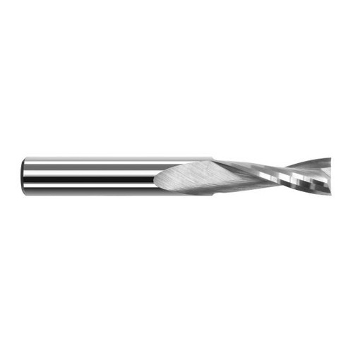 Harvey Tool 60262 | 1/16" Diameter x 1/8" Shank x 1/2" LOC x 2" OAL 2FL Uncoated Carbide Single End Mill