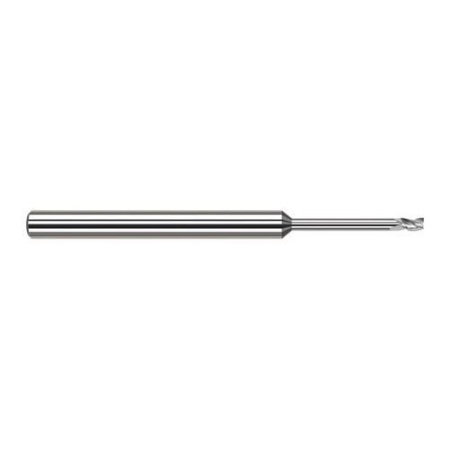 Harvey Tool 919393 | 3/32" Diameter x 1/8" Shank x 9/64" LOC x 2-1/2" OAL 3FL Uncoated Carbide Single End Mill
