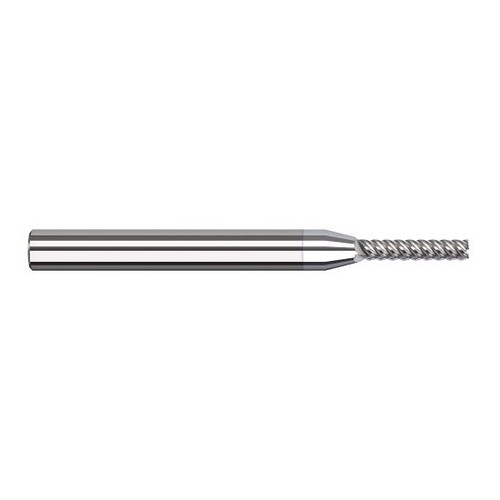 Harvey Tool 66762-C8 | 1/16" Diameter x 1/8" Shank x 5/16" LOC x 2-1/2" OAL 5FL TiB2 Coated Carbide Single End Mill Harvey Tool 66762-C8 | 1/16" Diameter x 1/8" Shank x 5/16" LOC x 2-1/2" OAL 5FL TiB2 Coated Carbide Single End Mill