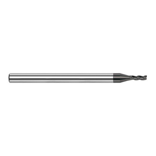 Harvey Tool 923108-C4 | 1/8" Diameter x 1/8" Shank x 5/8" LOC x 2-1/2" OAL 3FL Amorphous Diamond Coated Carbide Single End Mill